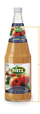 Dietz Apfelsaft Naturtrüb 1l