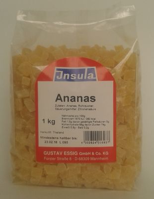 Iu Ananas getrocknet 1000g