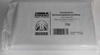 Iu Kuvertüre Vollmilch 2.5kg