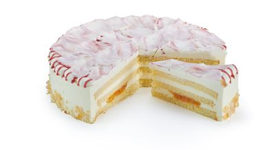 Pg TK Pfirsich-Melbasahnetorte