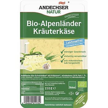 An Bio Alpenl. Kräuterkäse 50%