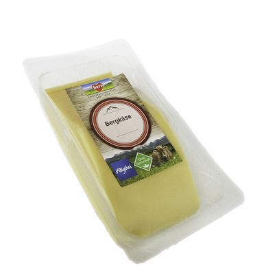 Herz Bergkäse in Scheiben 500 g Pack