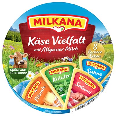 Milkana Schmelzkäse 8/8 190g