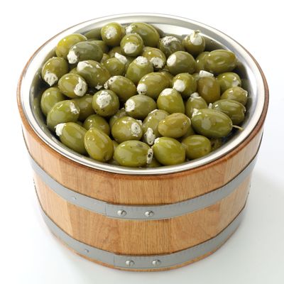 GM Oliven grün mit Frischkäse