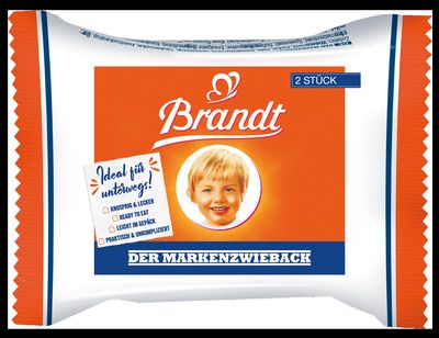Brandt Zwieback 50x2St 20g