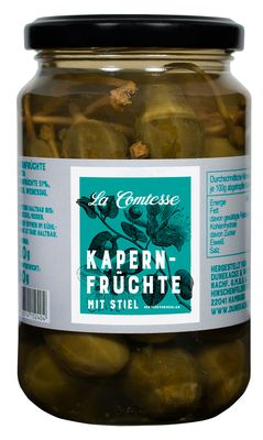 Dk Kapernfrüchte m. Stiel 350g