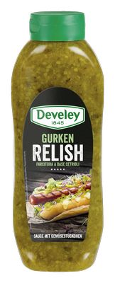 De Gurken Relish 875ml vegan