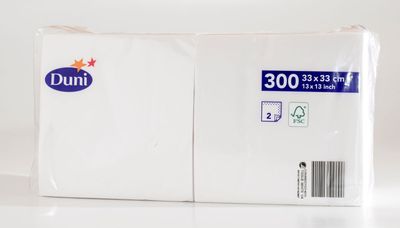 Servietten 33x33 300St weiß